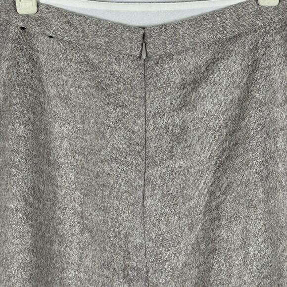 Banana Republic Skirt Heathered Fit & Flare Wool Brown Size 2 - Picture 5 of 7
